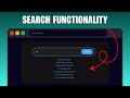 ASMR Program: How to create search functionality using JavaScript (No Talking)