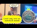 Lunch Lady wins an audiobook award!