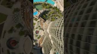[4K] Tour & View from the top Burj Khalifa (Dubai) | World's Tallest Tower | #shorts #shortvideo