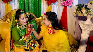 বোনার গায়ে হলুদ 💛 বিয়ে পর্ব । Rubayat Rusha । Rusha vlog ।