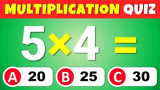 ๐ง Can You Pass This Multiplication Quiz...? โ๏ธ๐ค| Multiplication Table Quiz