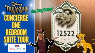 Disney Cruise Line TREASURE | CONCIERGE One Bedroom Suite #12522 | Lion King | Full Tour FIRST LOOK