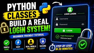 Python Classes Explained: Build a Real Password Login System (Beginner Tutorial)