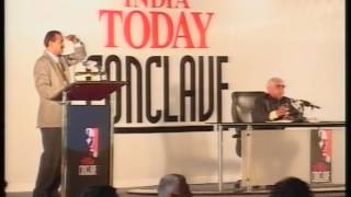 Jaswat Singh  Q&A Round at India Today conclave 2002