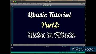 QBasic Tutorial 2 - Maths in Qbasic - Program 2
