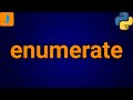 Python enumerate