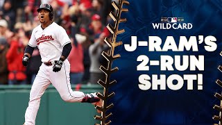 J-RAM FOR THE LEAD!! Guardians' José Ramírez hits 2-run shot (confirmed after review!)