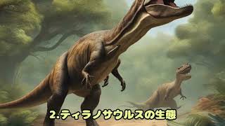 恐竜大図鑑 - ティラノサウルス | 子供向け教育絵本動画　AI作成