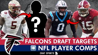 Atlanta Falcons Top 5 Draft Targets And Their NFL Player Comps Ft. Dallas Turner & Rome Odunze