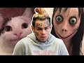 Tekashi 6ix9ine saved by polite cat Tekashi 6ix9ine saved by polite cat