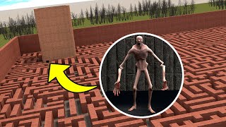 What is SCP-096 doing in the maze of Garry's Mod?