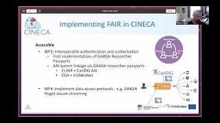 Application of FAIR principles in the CINECA project by Thomas Keane