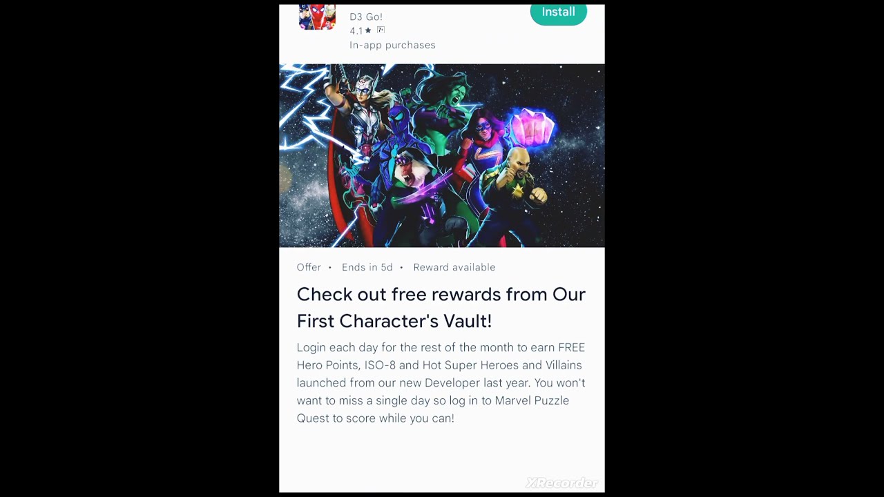 Best offer in Marvel Puzzle Quest Hero RPG 