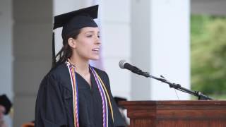 2016 Union College Commencement Student Speaker