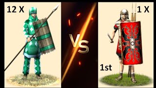 Can a Legionary First Cohort beat 12 units of Eastern Infantry?