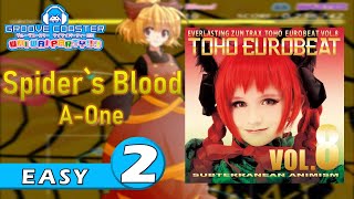 〔東方アレンジ曲 No.68〕Spider‘s blood（EASY2）PERFECT【GROOVE COASTER WAIWAI PARTY!!!!】