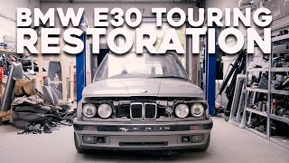 Fixing The Rust Spot On A BMW E30 | BMW E30 Touring Restoration