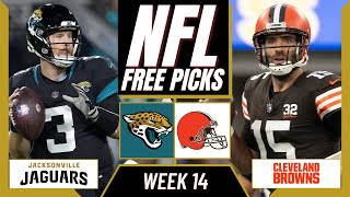 JAGUARS vs. BROWNS NFL Picks and Predictions (Week 14) | NFL Free  Picks Today