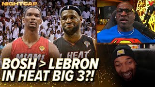 Shannon Sharpe & Gilbert Arenas react to Haslem saying Bosh over LeBron in Heat Big 3 | Nightcap