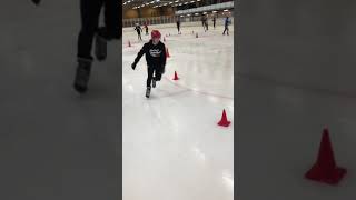 Bana baklänges och slalom