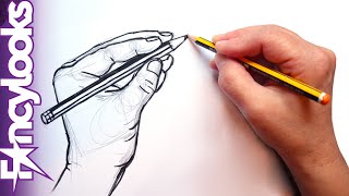 Dibuja manos conmigo: escribiendo, ejercicio 7.