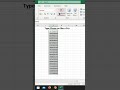 how to type phone number like a pro #excel #exceltips #mexcel #excelsolutions #viralvideo #excelgro