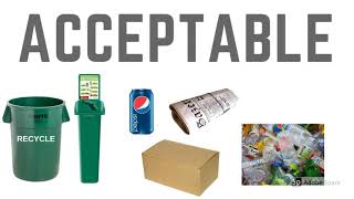 Back to Basics: Recyclable vs. Acceptable