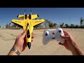 flybear fx 820 su 35 2 channel rc airplane flight test review