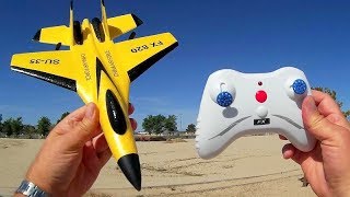 Flybear FX 820 SU 35 2 Channel RC Airplane Flight Test Review