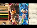 Drawing SONIC vs SHADOW | Sonic 3