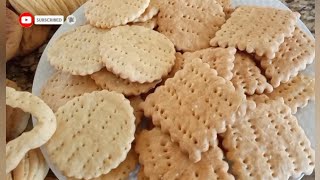 SALT CRACKERS RECIPE || How To Perfect Make Simple and Crunchy Delicious Crackers at home.