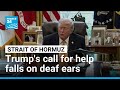 Trump's call for help with Hormuz largely falls on deaf ears • FRANCE 24 English