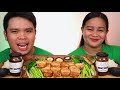 indoor cooking 2 way crispy pork chips kare kare bagnet bagoong filipino food mukbang