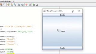 Swing Layouts - Border Layout