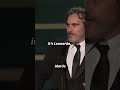 Joaquin Phoenix About Leonardo DiCaprio | You are an inspiration | #shorts