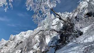 風の音の向こうに聴こえる..氷の鳴る音-赤岳