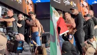 CHAOS WEIGH IN! RYAN GARCIA VS DEVIN HANEY FINAL FACE OFF & WEIGH IN!