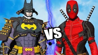 BATMAN NINJA VS DEADPOOL - Epic Battle