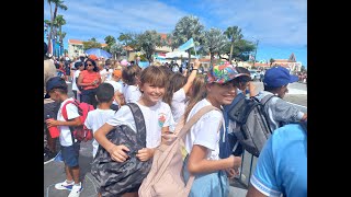 Koning Willem-Alexander, Koningin Maxima, Prinses Amalia op Aruba Caribbean