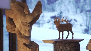 Rencontre avec un moniteur et sculpteur, au cœur des Alpes - Météo à la carte