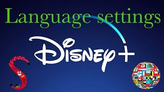 How to change the language setting on Disney+