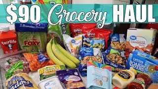$90 Walmart Grocery Haul | Family of 4