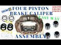 HOW TO REBUILD A BRAKE CALIPER VOLVO 140 #GIRLING #restoration #brakerepair #calipers #brakecaliper