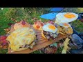 🧑‍🍳🧑‍🍳This is the ultimate Barger: Nature outdoor cooking:🧑‍🍳🧑‍🔧