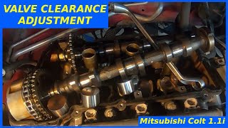 Mitsubishi Colt 1.1i - Valve Clearance Adjustment (HD)