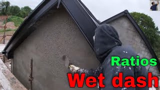 How I Wet Dash / Rough cast / Slapdash rendering demonstration