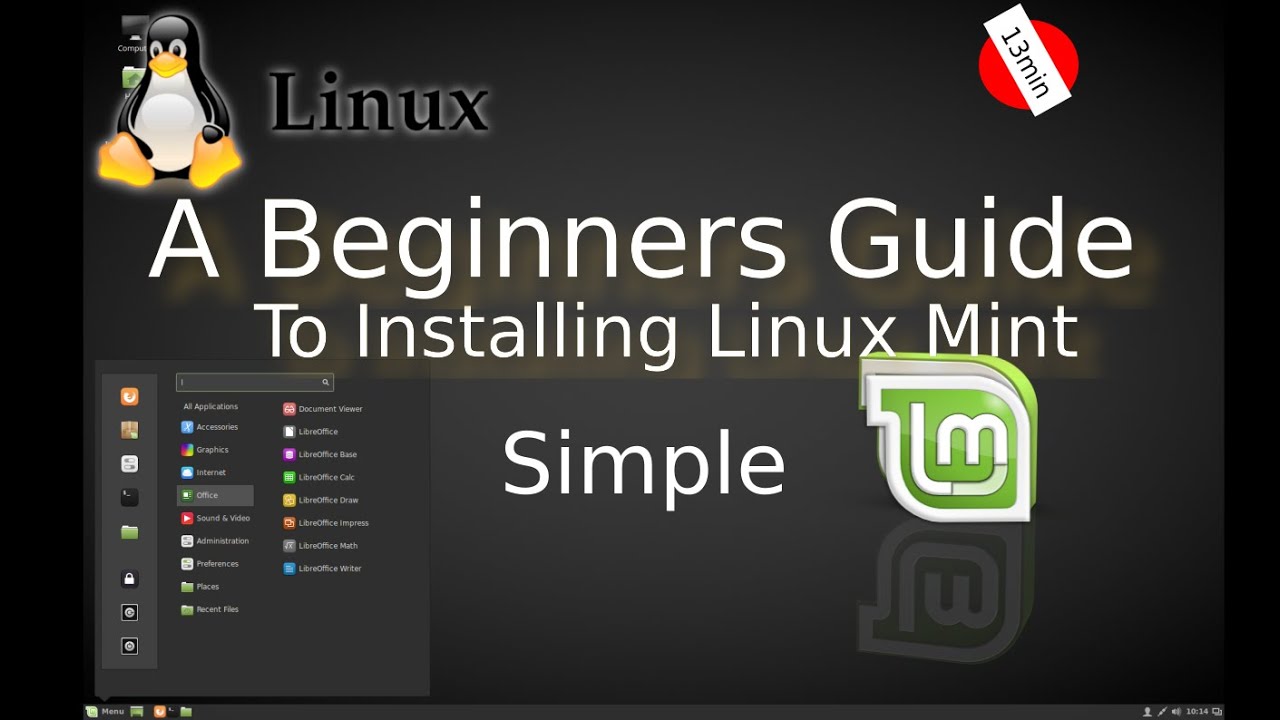 A Beginner's Guide To Installing Linux Mint - YouTube