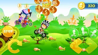 Jungle + Winter All Levels Finish | Vlad and Niki Kids Bike Racing Gameplay #22 | Abdullah Gaming 🎮