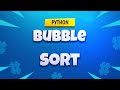 Data Structures and Algorithms In Python | Bubble Sort | Interview Questions