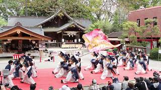 【4K】関東学院大学”誇咲”2022年度演舞「叶樂」納め　☆秦野元気まつり春の陣/出雲大社相模分祠/1回目/2023.04.08/CanonEOS90D